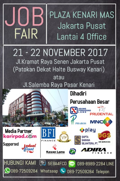 Job Fair Expo Plaza Kenari Mas Jakarta