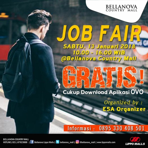 Job Fair Bellanova Country Mall Bogor â€“ Januari 2018