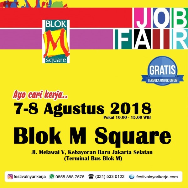 Job Fair Akbar Blok M Squareâ€‹ 