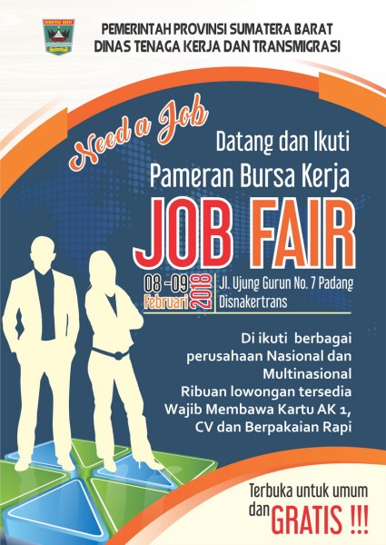 Job Fair Disnakertrans Sumatera Barat â€“ Februari 2018