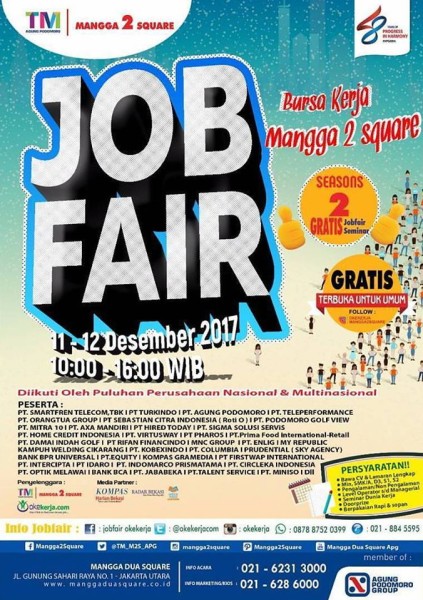 Job Fair Mangga 2 Square â€“ Desember 2017