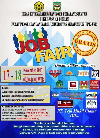 Job Fair Universitas Simalungun Pematangsiantar