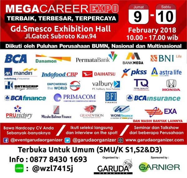 Mega Career Expo Jakarta â€“ Februari 2018
