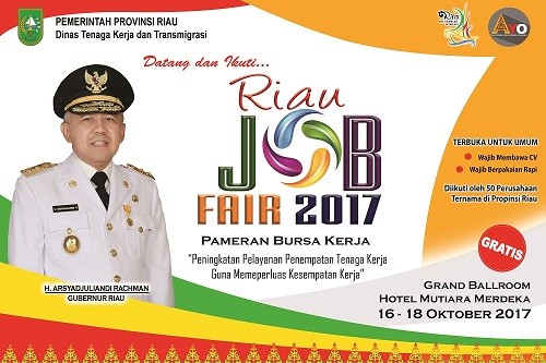 Riau Job Fair Disnakertrans Oktober 2017