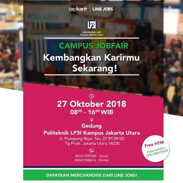 Campus Job Fair LP3I Jakarta Utara 