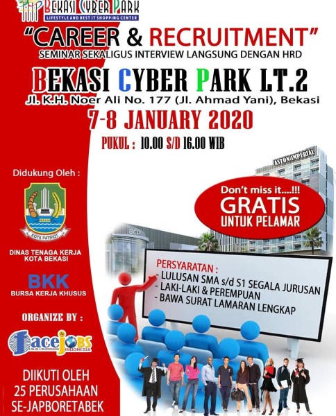 Career & Recruitment Bekasi Cyber Park