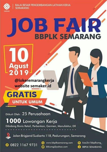 Job Fair BBPLK Semarang 2019