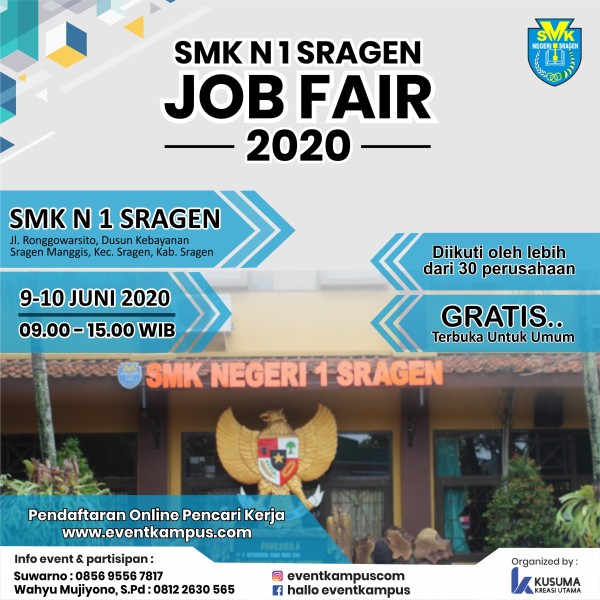 SMK N 1 Sragen Job Fair 2020
