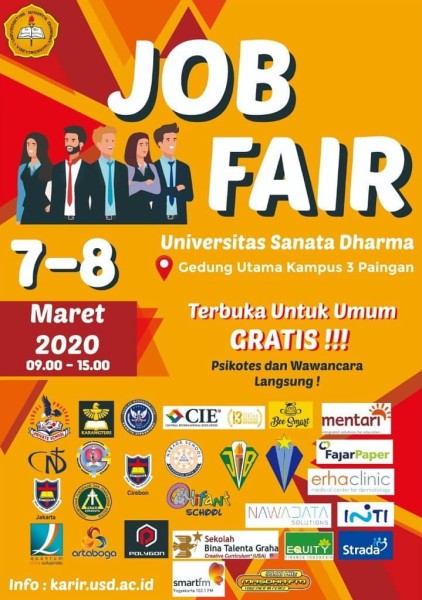 Job Fair Universitas Sanata Dharma – Maret 2020