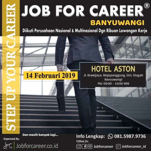 Job for Career Banyuwangi – Februari 2019