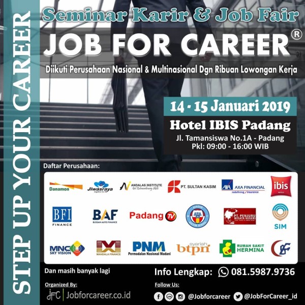 Job for Career Padang 2019