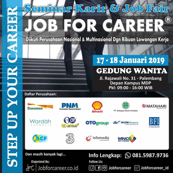 Job for Career Palembang 2019