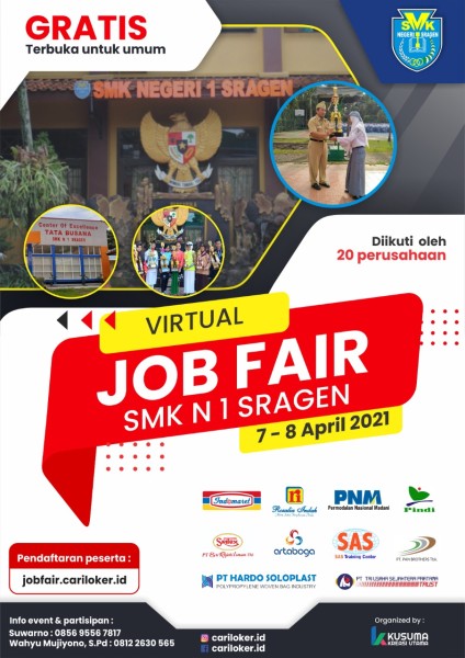 Job Fair Virtual SMK N 1 Sragen