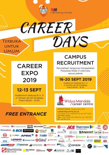 Career Days II Unika Widya Mandala Surabaya 2019