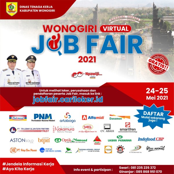 Wonogiri Virtual Job Fair 2021